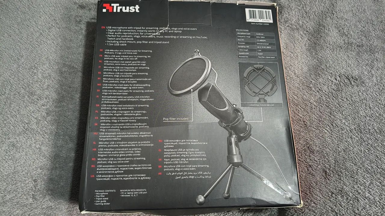 Microfone Trust Mantis Completo  - Foto 2
