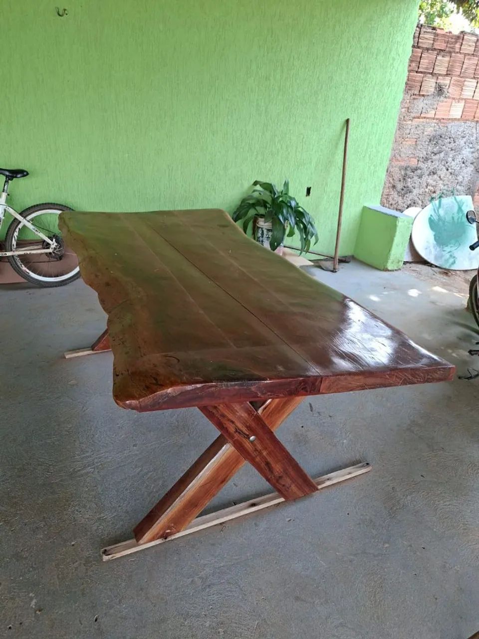 Mesa de angico rústica  - Foto 4