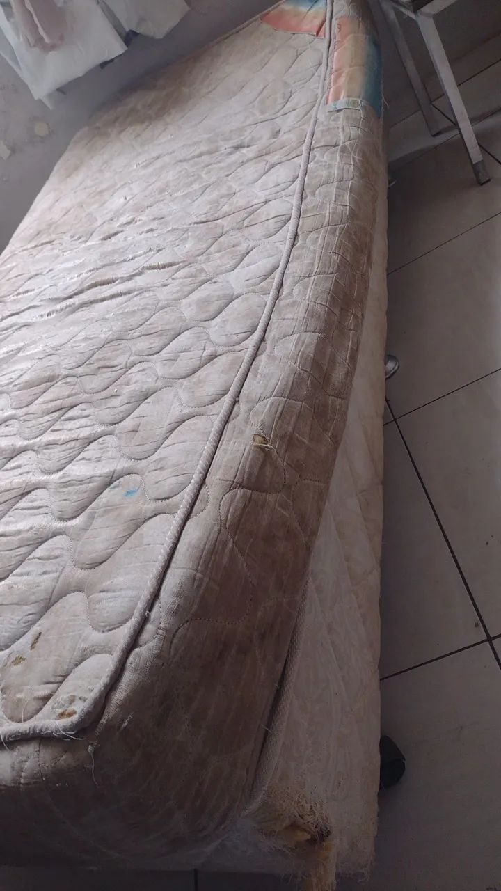 Cama box solteiro e colchão  - Foto 4