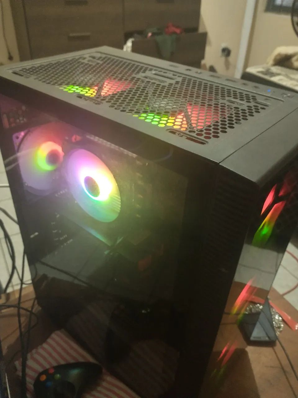 PC Gamer 32GB RAM+Monitor 27polegadas 240HZ/1 Controle xbox/placa Radeon RX 580 - Foto 3