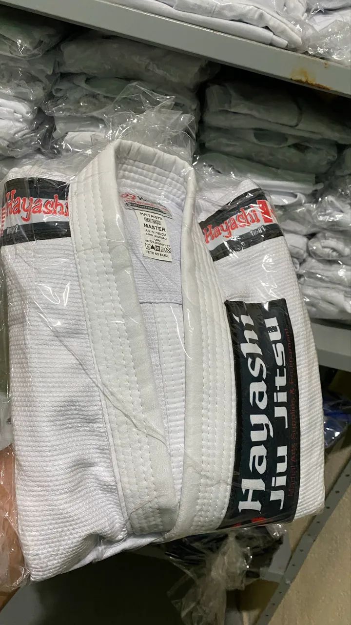 Kimono Trançado Grosso Hayashi com Faixa branca de brinde - Foto 4