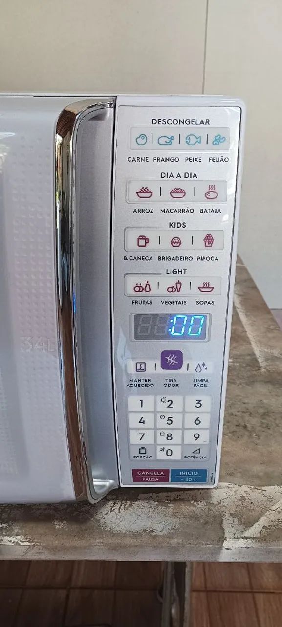 Microondas Eletrolux 34 litros 