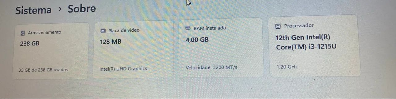Notebook Lenovo 12 Geração SSD DDR4 - Foto 2