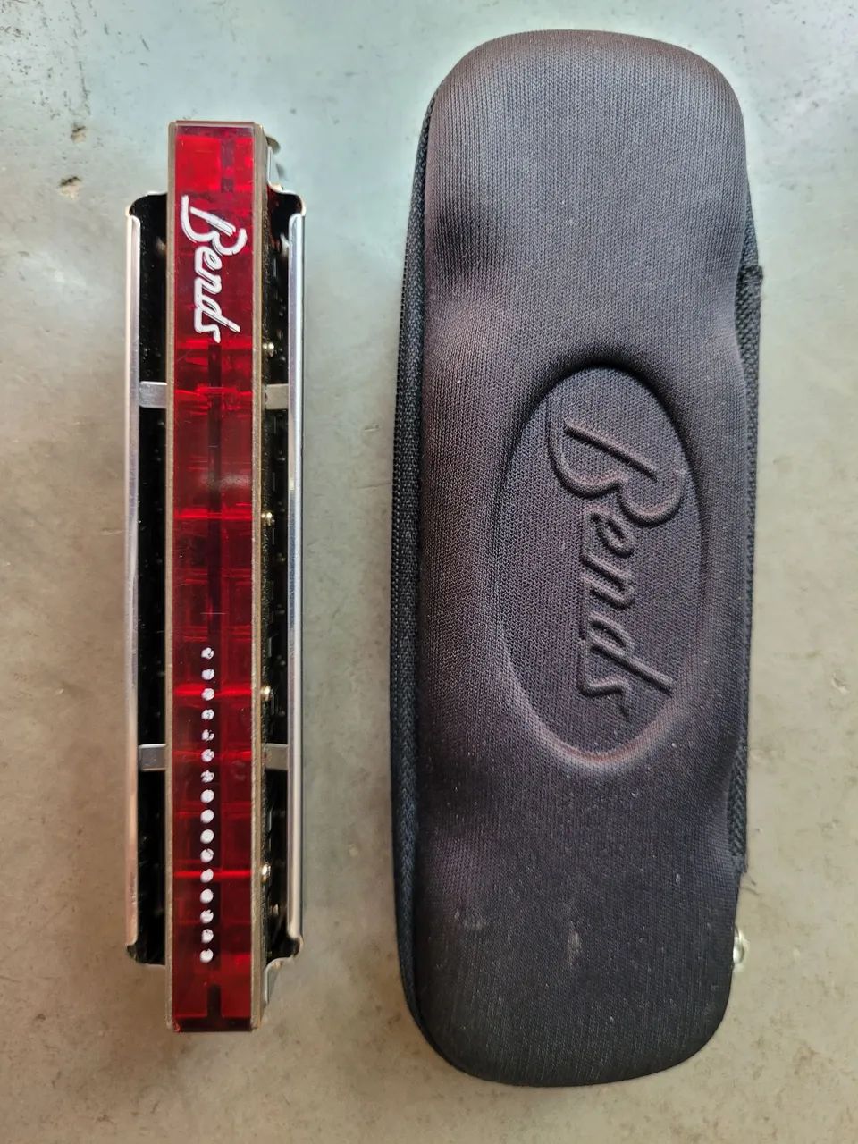 Gaita Harmonica Cromática Bends Allegro 48 vozes em C  - Foto 5