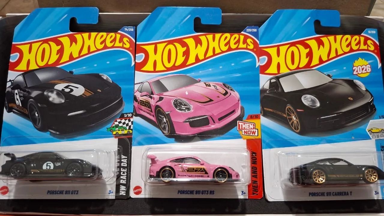 Coleção de Porsche hot wheels 1
