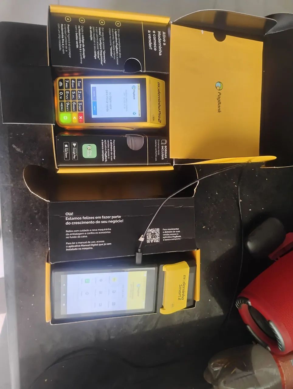 2 Máquinas de cartão Pag Bank 
