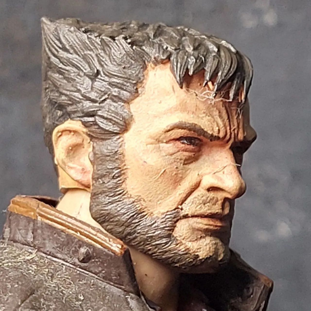 02 heads custom Hugh Jackmann - Escala 1:12 - Foto 4