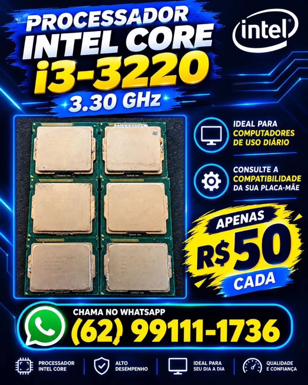 Processador Intel I3 3220