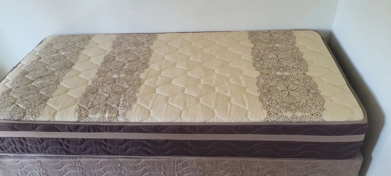 CAMA BOX DE SOLTEIRO COMPLETA NOVA - Foto 3