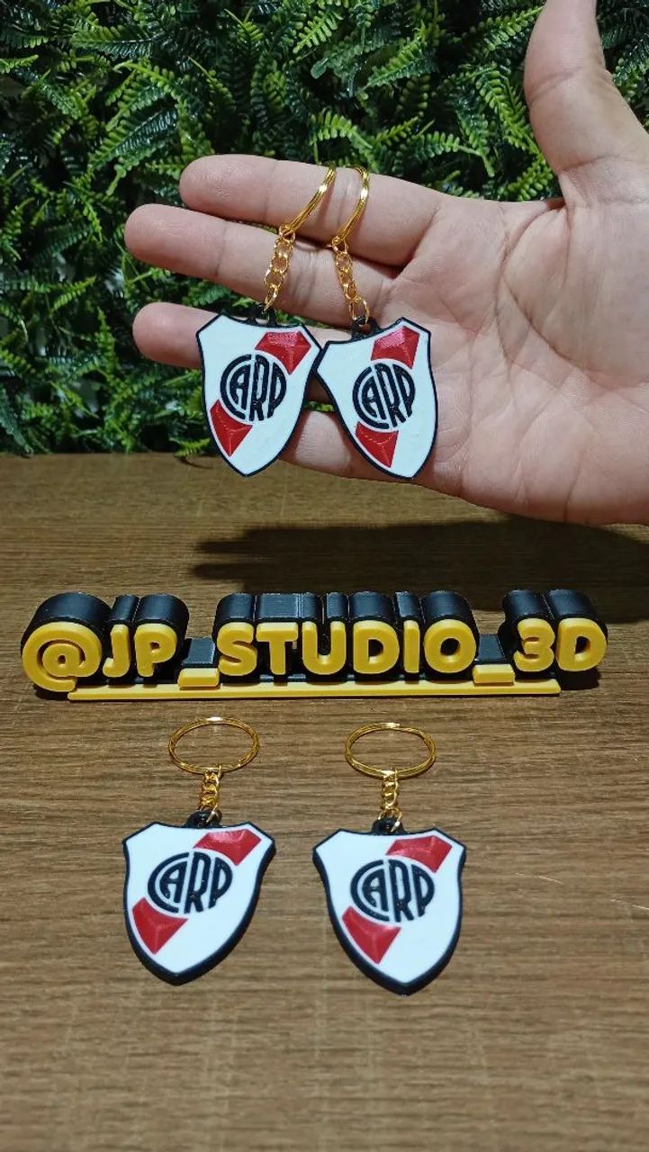 Kit 4 chaveiros do River Plate da Argentina - Foto 3