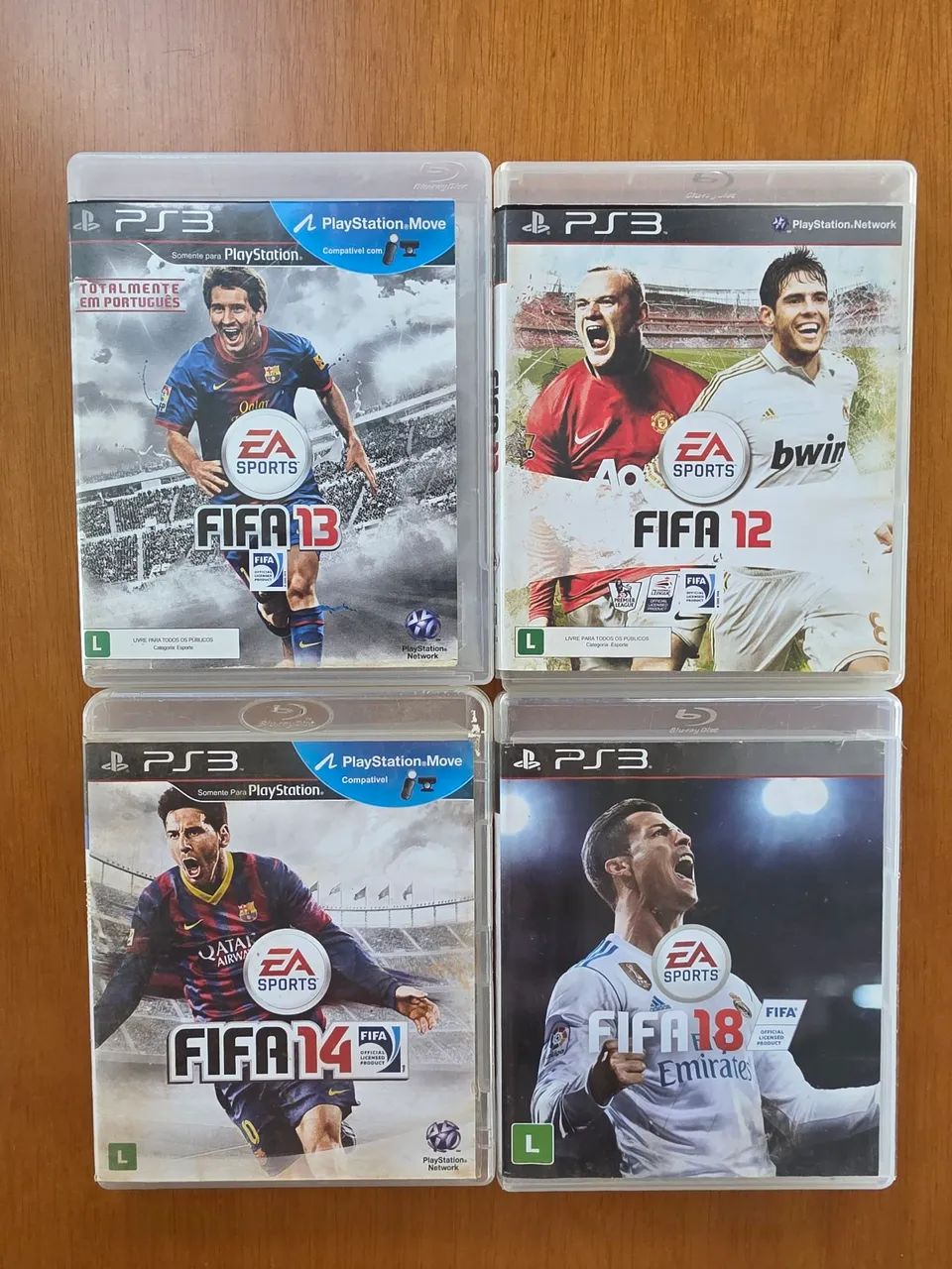 Coleção Fifa Ps3 - 12,13,14 e 18