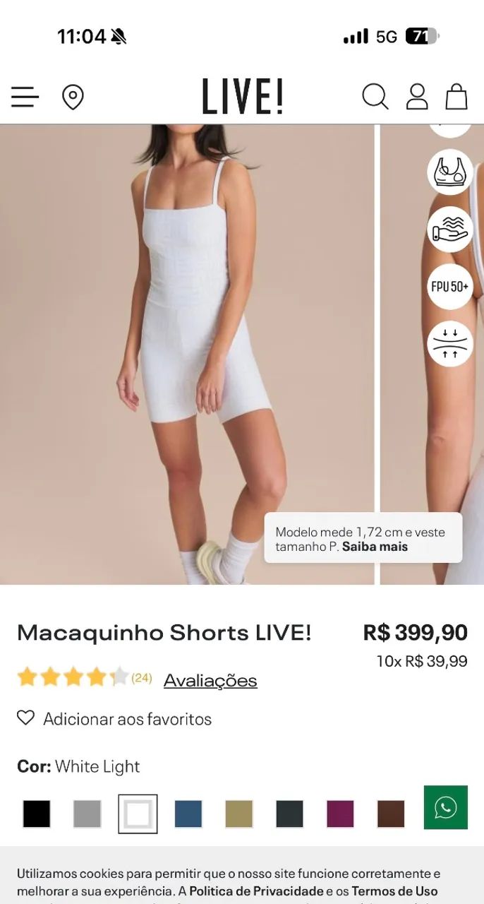 Macaquinho shorts Live - Foto 2