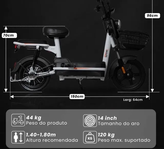 Bicicleta Elétrica - Foto 5