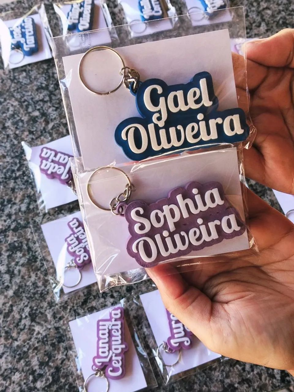 Chaveiros Personalizados em 3D