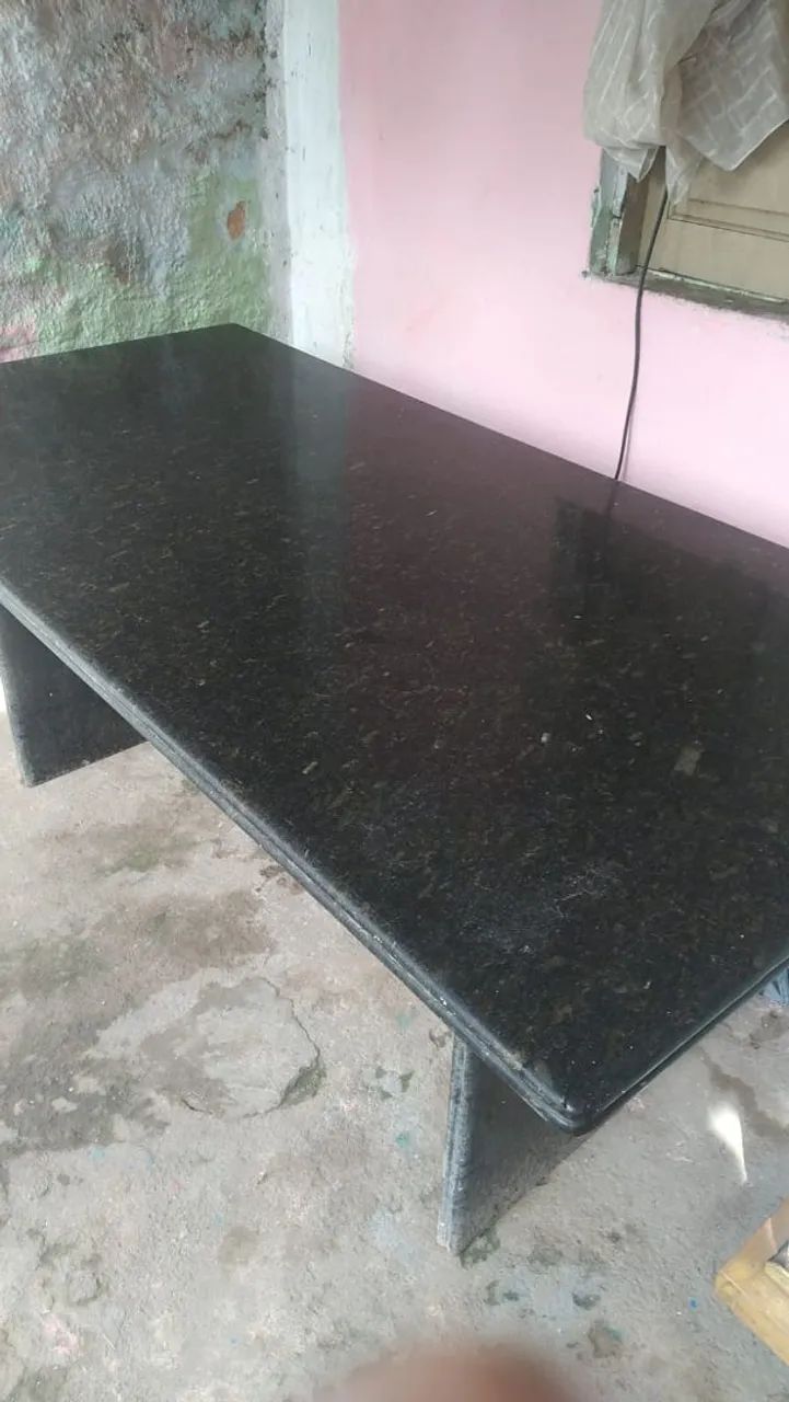 Mesa granito para 6 ou 8 cadeiras