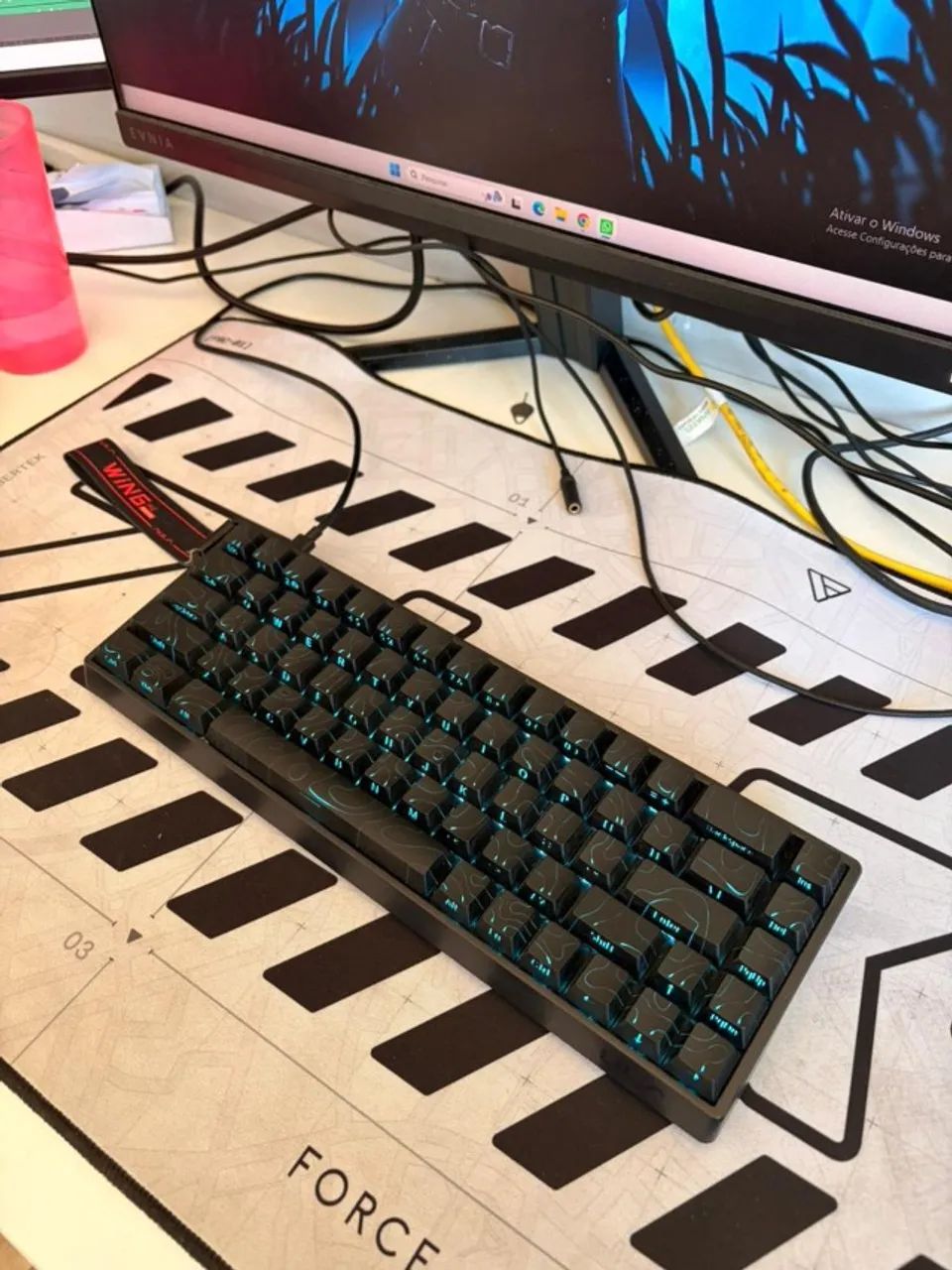 TECLADO MAGNÉTICO - AULA WIN60 HE Pro MAX - Foto 3