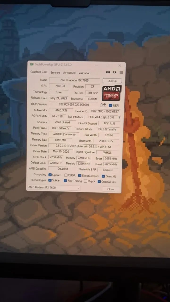 amd rx 7600 8gb - Foto 3
