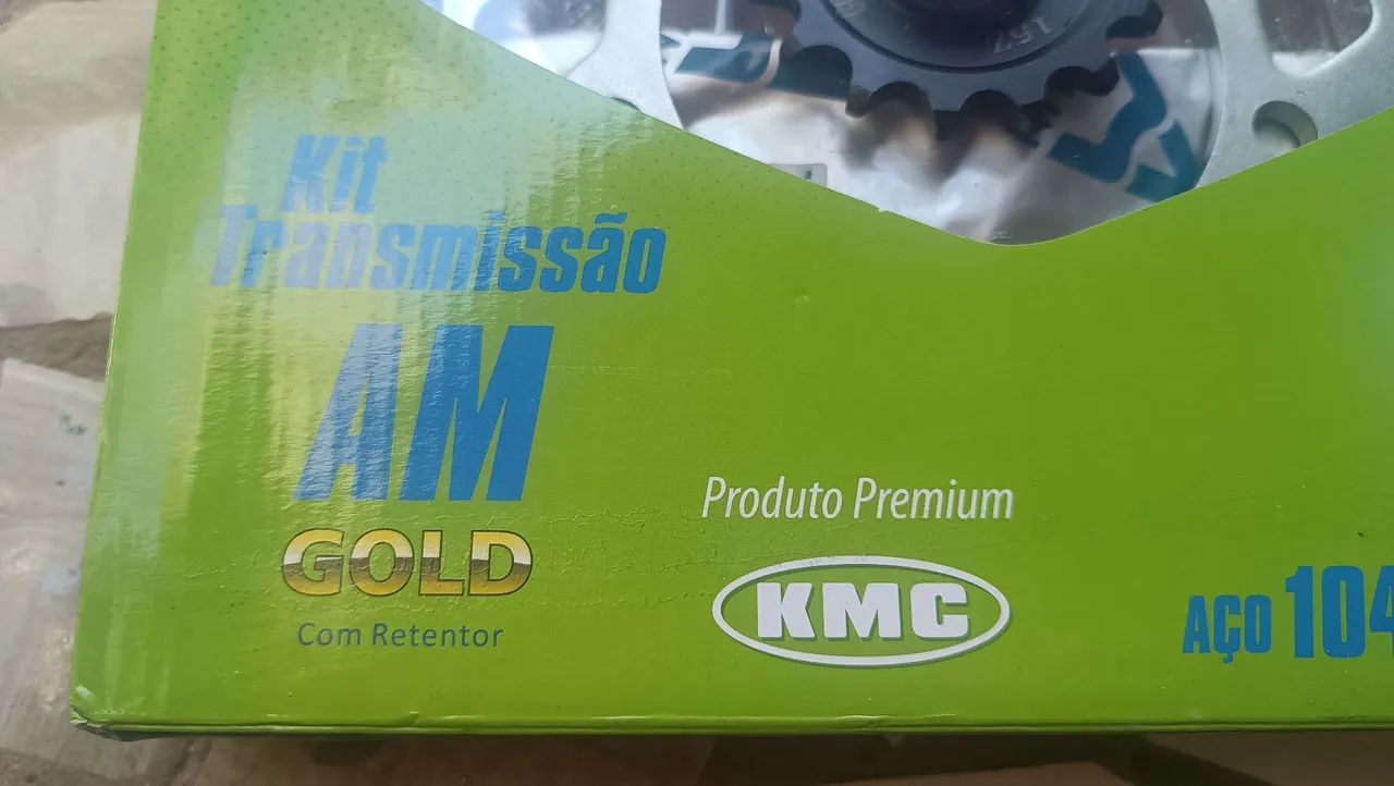 Kit relação completo moto cb500x original - Foto 3