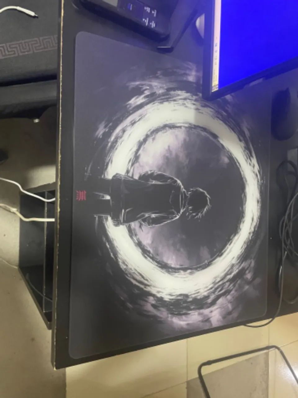 Mouse pad de vidro Singularity by Tekkusai