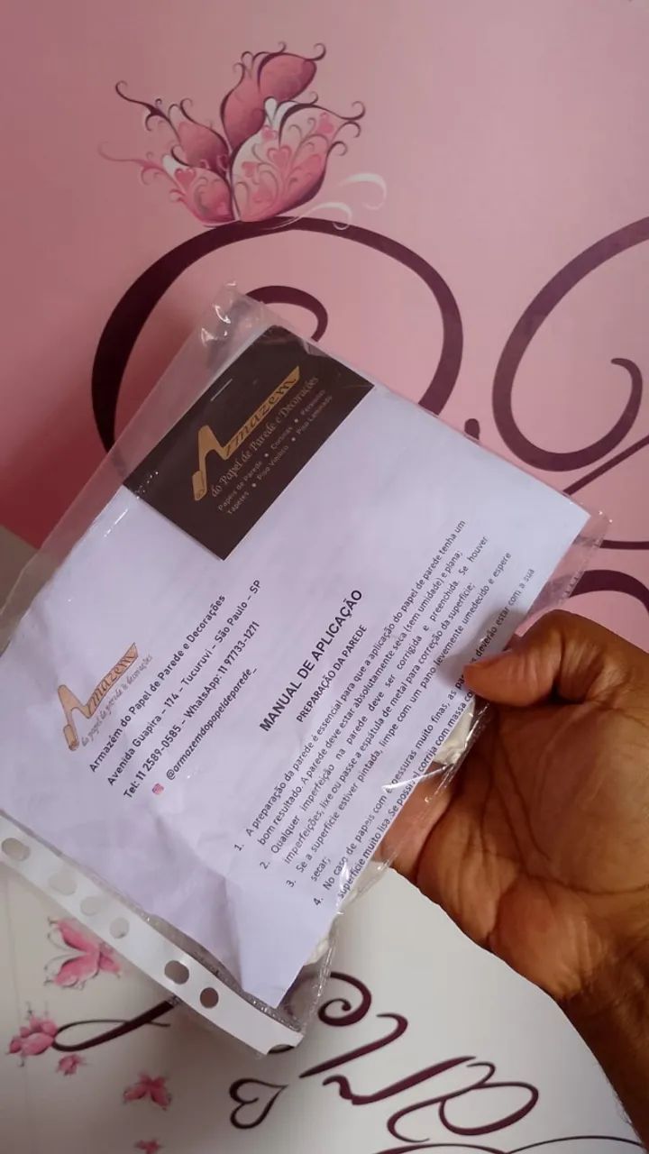 Cola Para Aplicação De Papel De Parede Em Pó - 2 Saquinhos de 40g