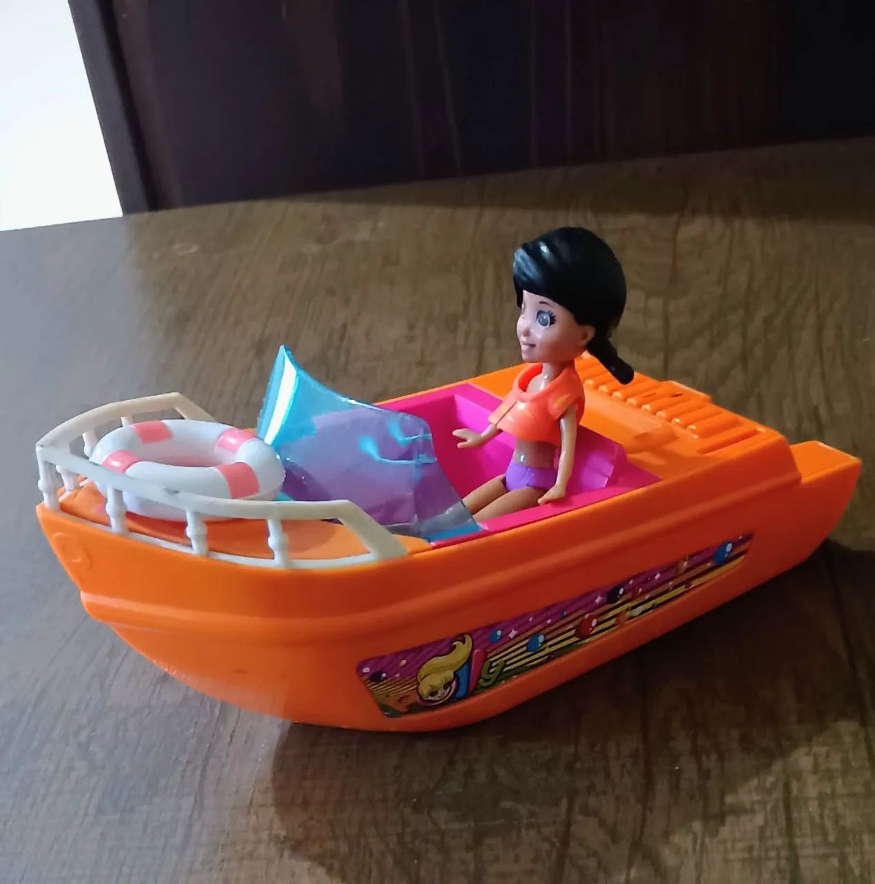 Polly Pocket Lancha com bóia e boneca - Foto 2