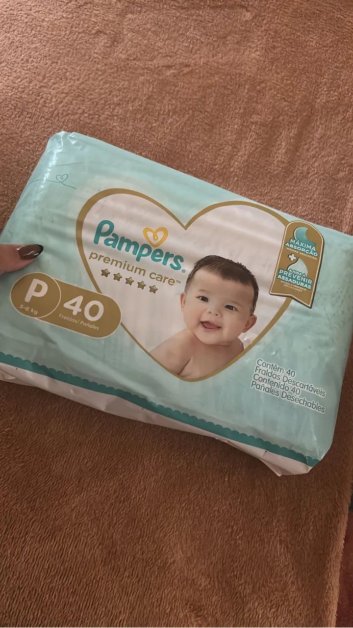 Fralda P da Pampers Premium 