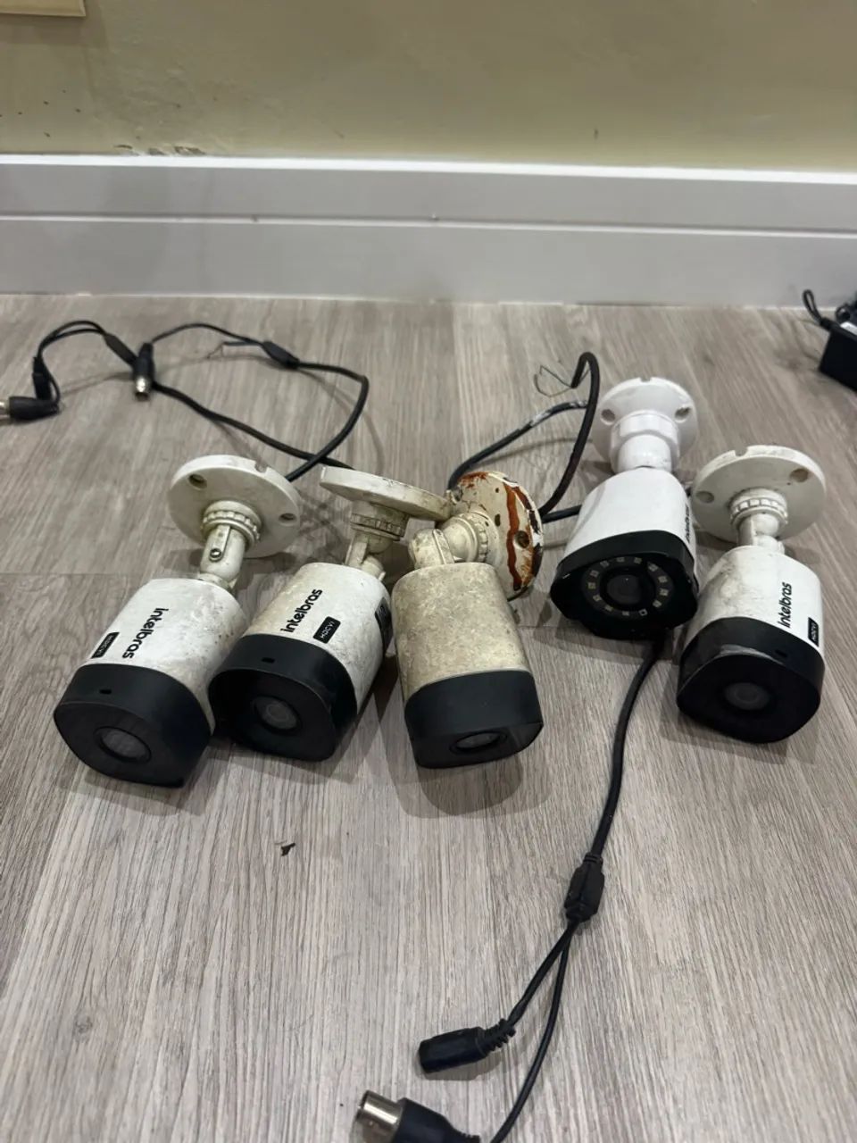 DVR INTELBRAS/ CÂMERAS E FONTE - Foto 4