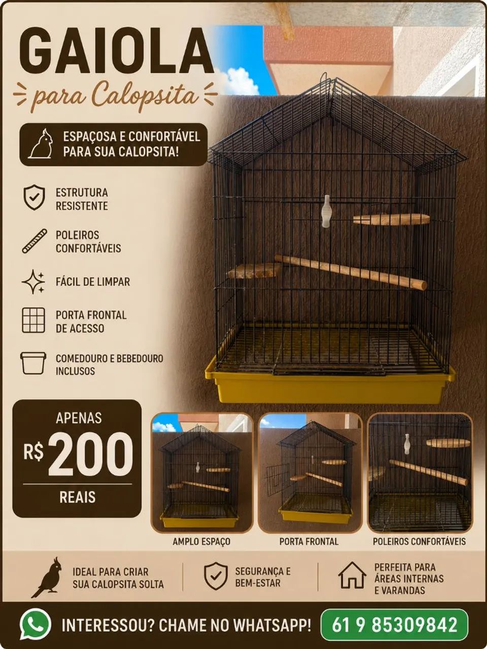 Vendo gaiola