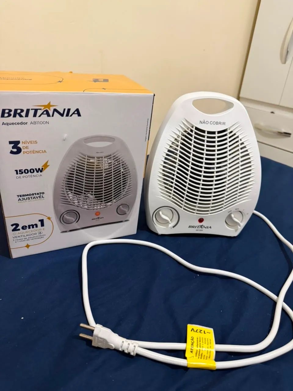 Aquecedor e ventilador Britânia 