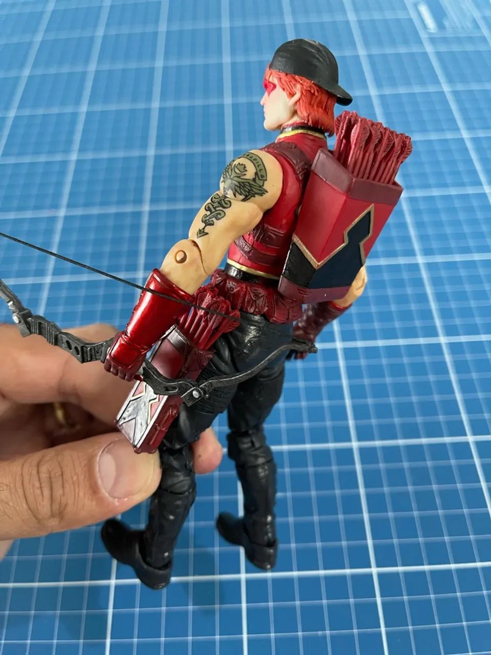 Arsenal /  Custom figure 1/12 mafex Marvel legends  - Foto 4