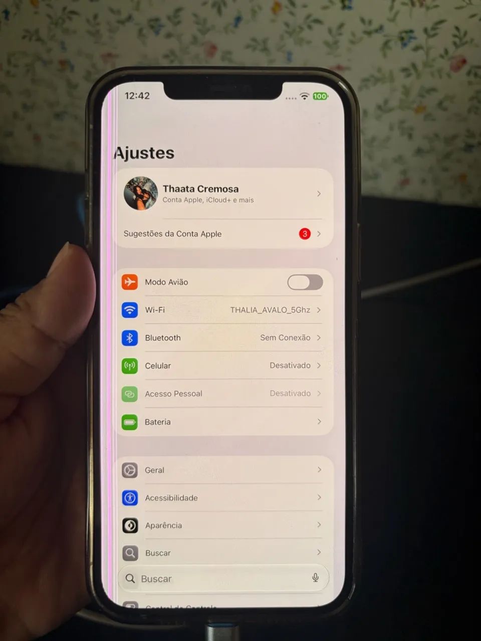 iPhone 12 Pro Max 256gb sem Face ID 