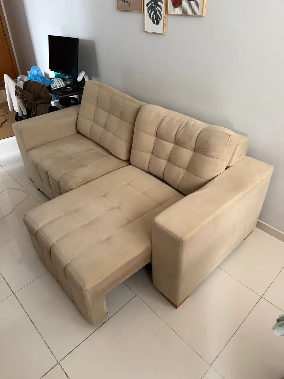 VENDO SOFÁ RETRÁTIL NOVO  - Foto 5