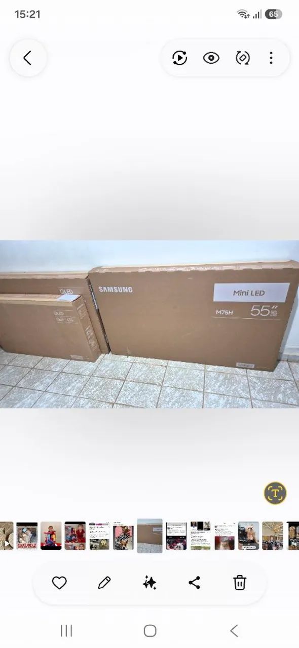 Tv 55" NOVA MINI LED/RETIRADA SOBRADINHO 1 - Foto 2