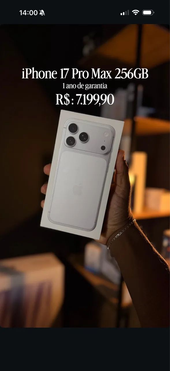 IPHONE 17 PRO MAX COM 256