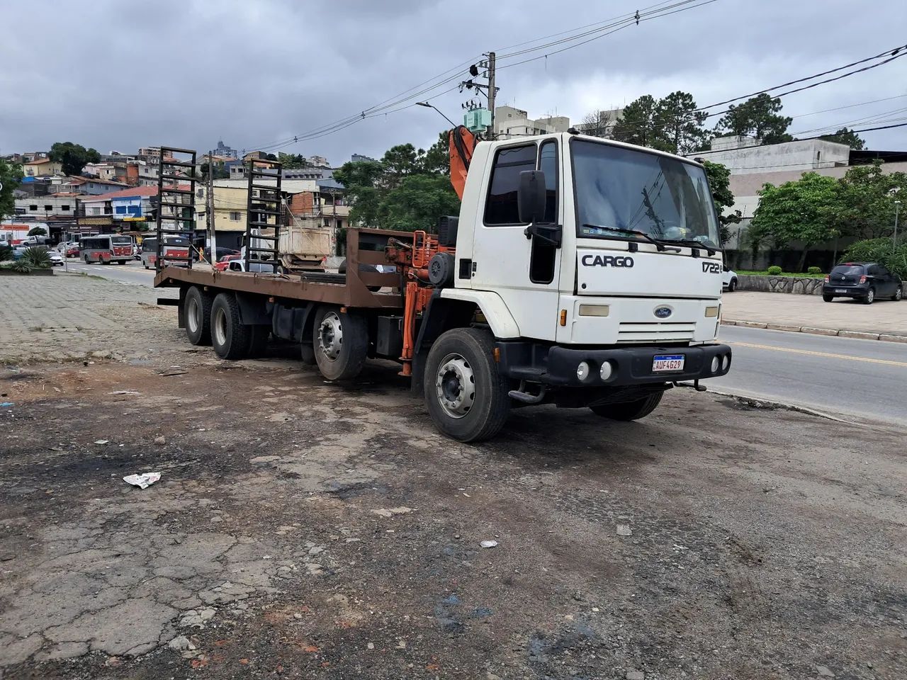 Vende troca caminhao munck plataforma
