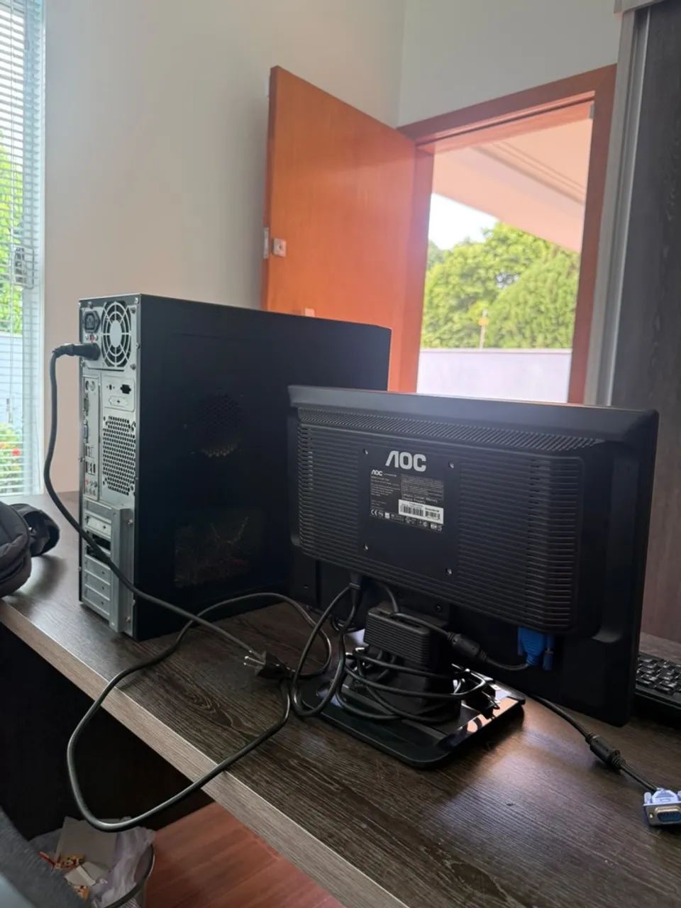 Computador Completo Intel Pentium + Monitor AOC + Teclado - Funcionando - Foto 3