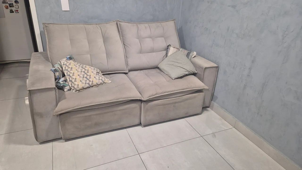 Sofá Retrátil 2Metros Lindo - Foto 2