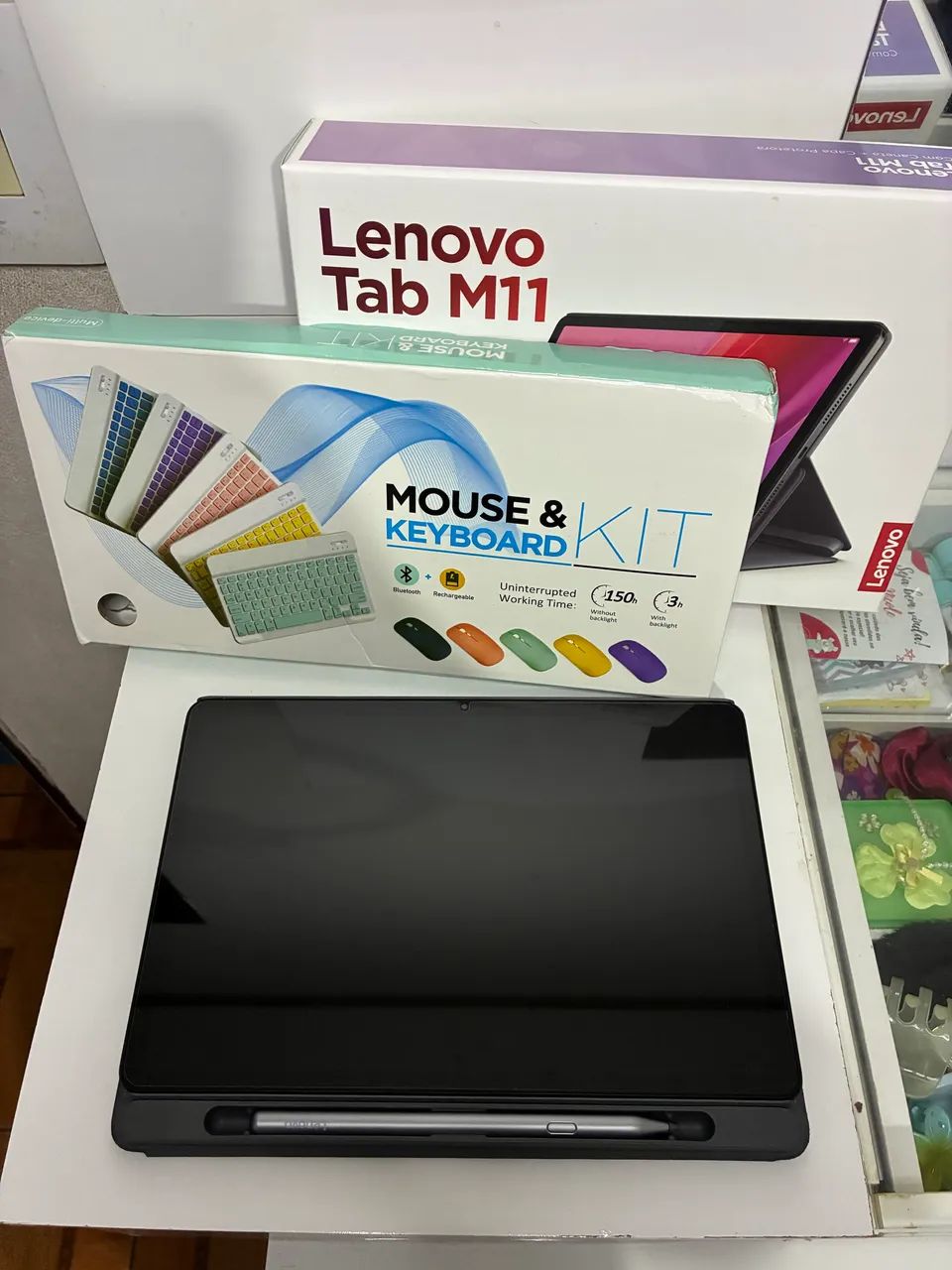 TAB M11 Lenovo + caneta e teclado com mouse