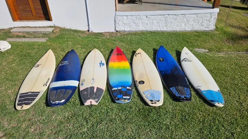 Pacote de 7 pranchas de surf