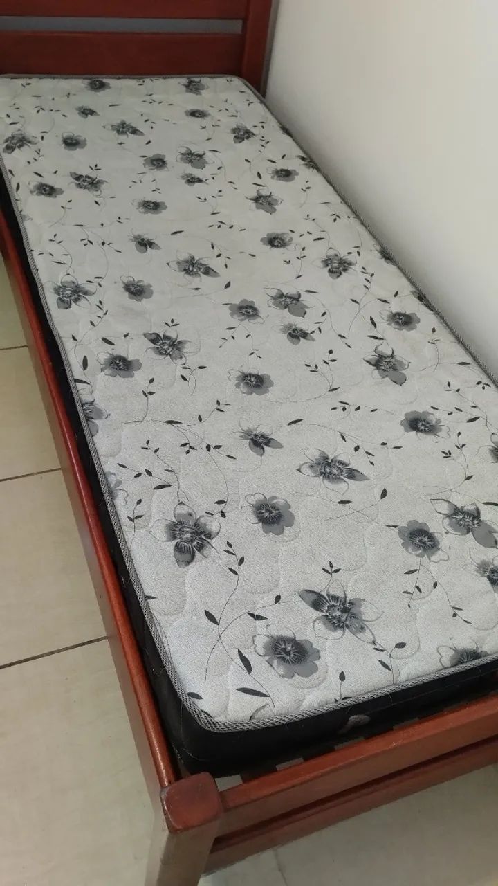 Cama de Solteiro + Colchão