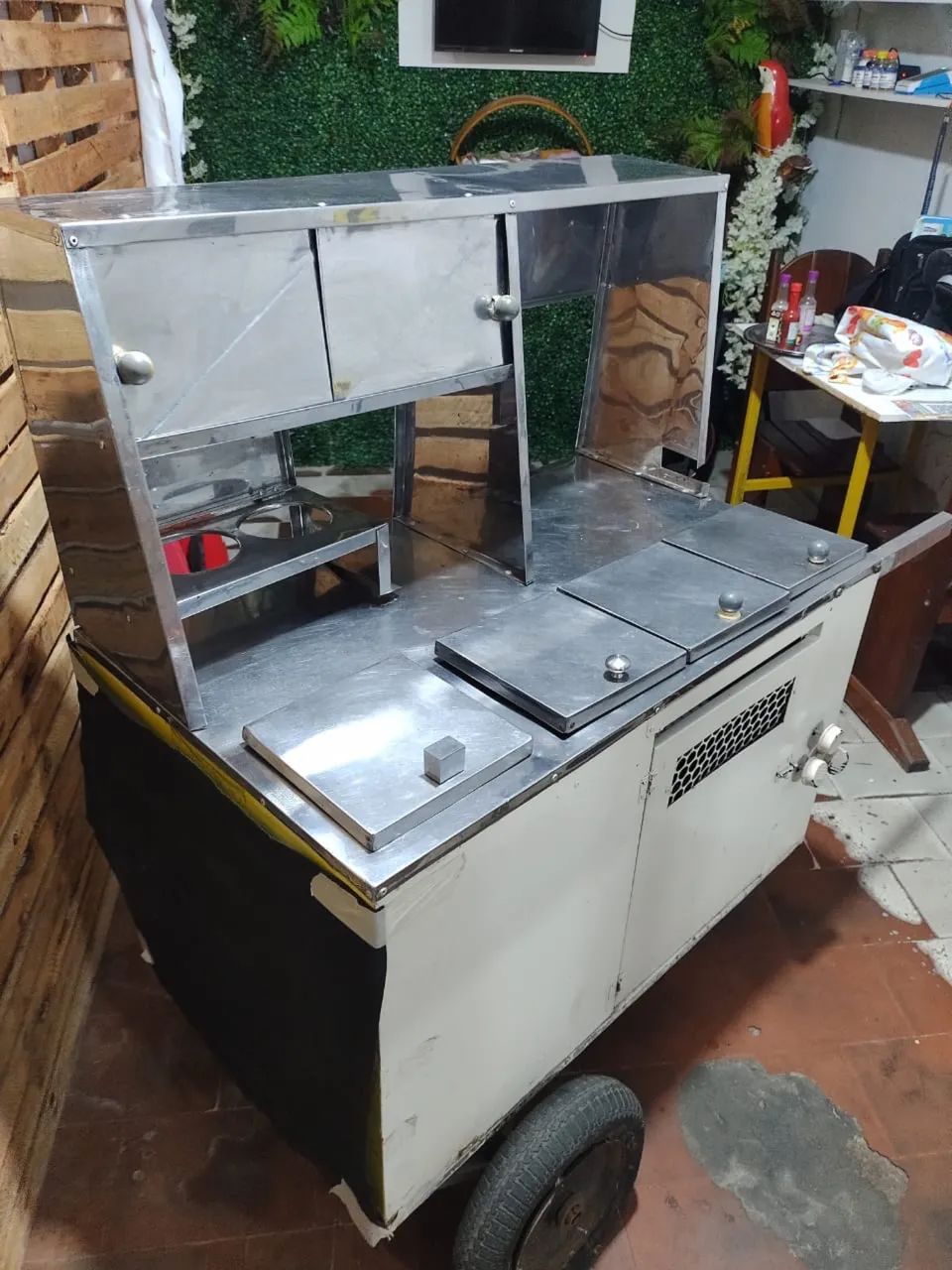 Carrinho inox de hot dog - Foto 3