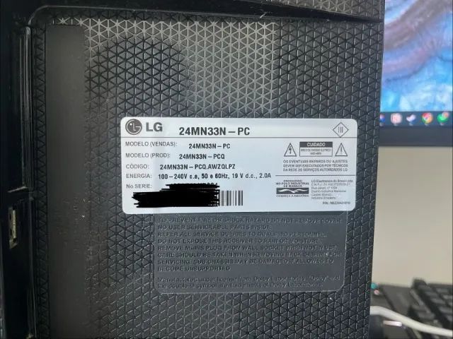 Vendo TV/Monitor LG 24 polegadas, modelo 24MN33N-PC - Foto 4
