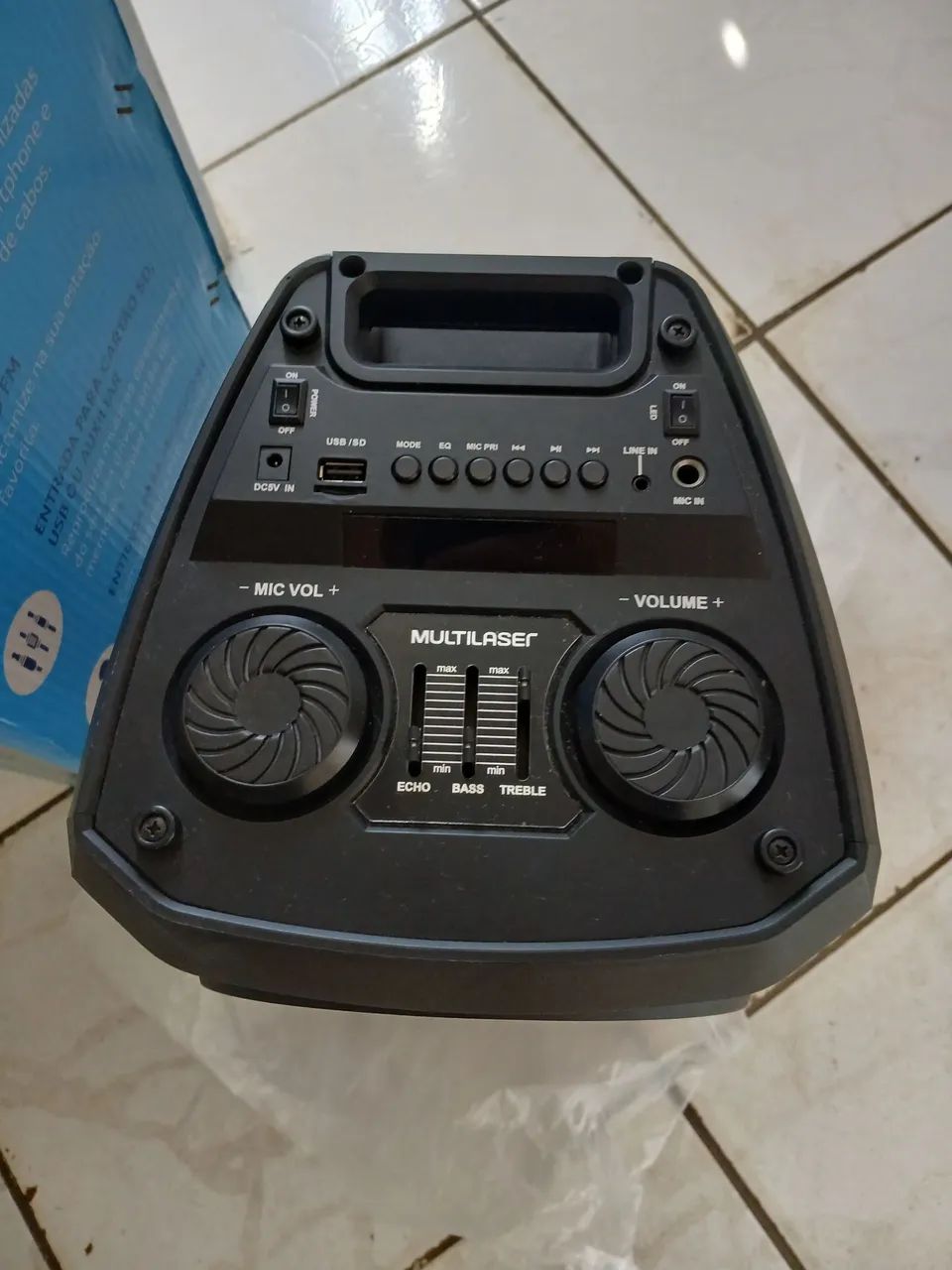 VENDO CAIXA DE SOM TORRE MULTILASER 200 RMS - Foto 2