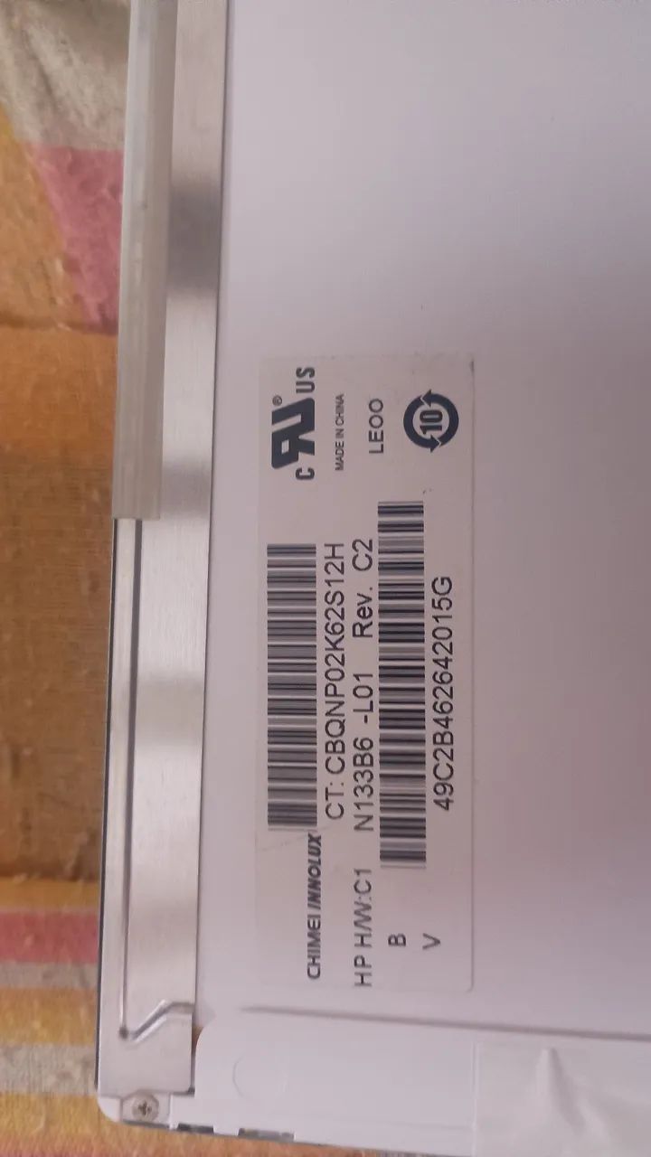 Lote 2Tela LCD 14 polegadas e 1 de 15 para notebook 100% funcionando - Foto 2