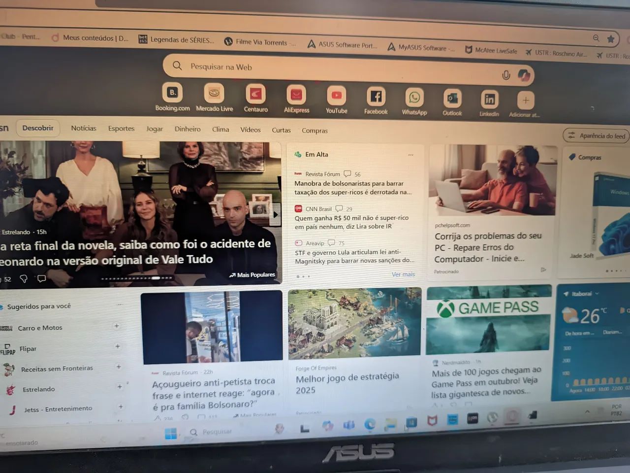 Notebook Asus i5 10-° geração 8G Ram 256 SSD PRA SAIR LOGO. - Foto 3