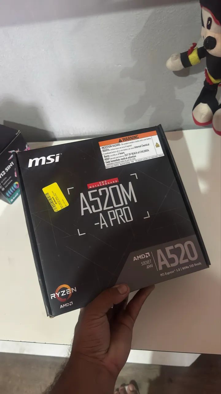 Placa mãe A520M pro lacrada + nota fiscal  - Foto 2