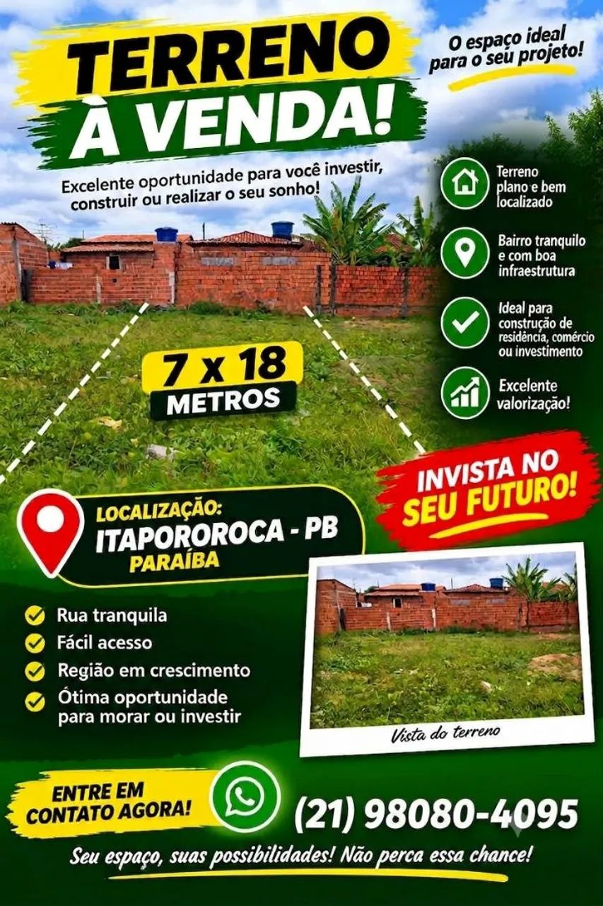 Terreno/ oportunidade 