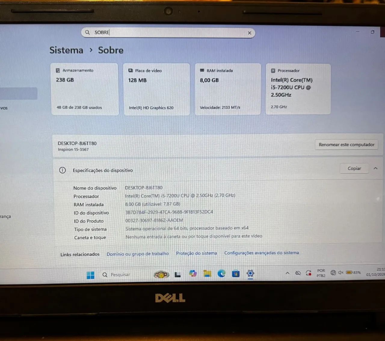 Notebook DELL Inspiron - Foto 5