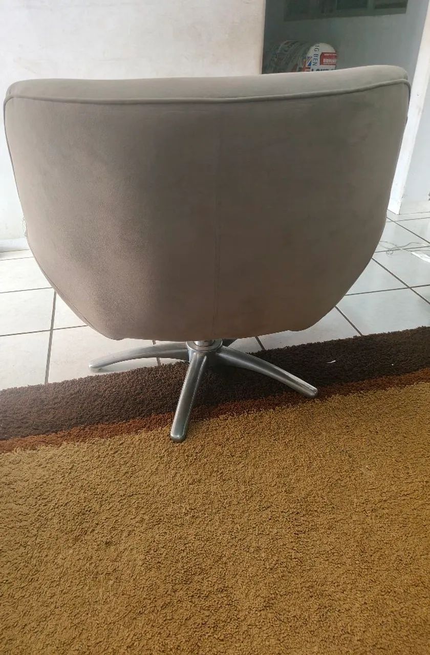 Vendo poltrona giratória. muito confortável  - Foto 3