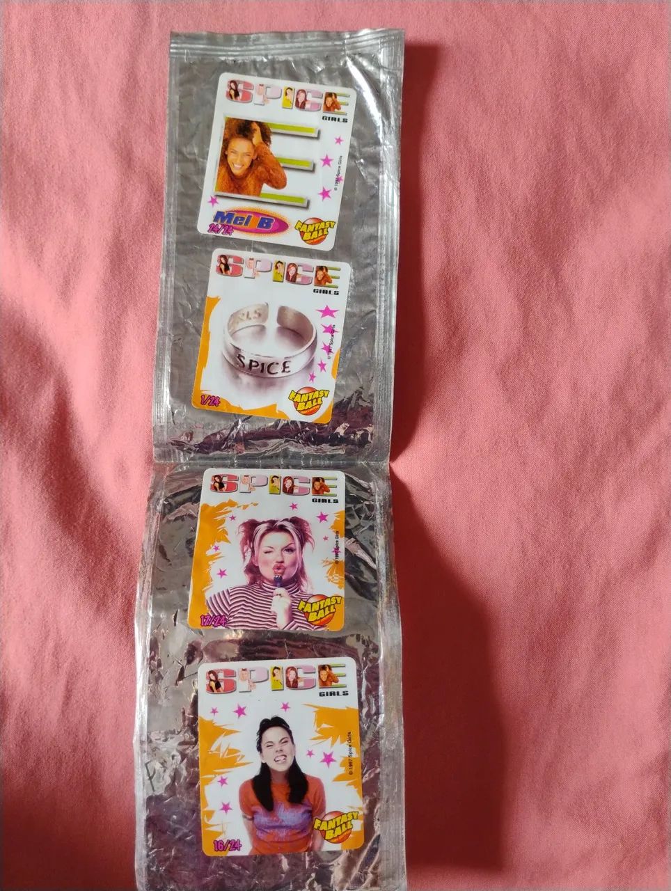 Embalagem Spice Girls! Stickers de pirulito Chupa Chups - Foto 2